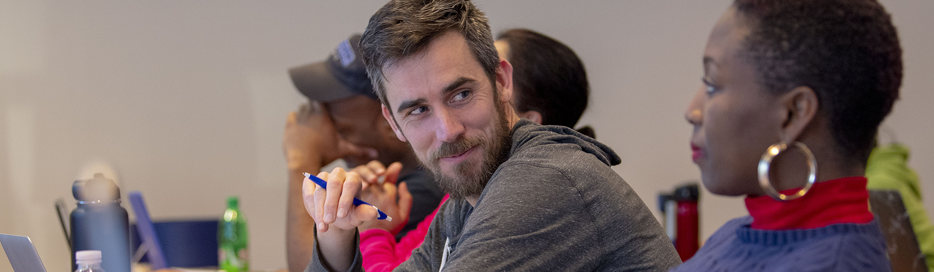 Students in class