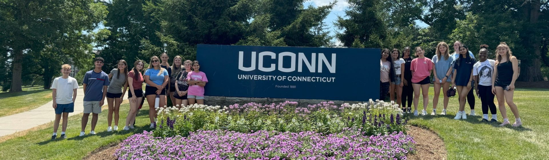 EINP Students at the UConn sign